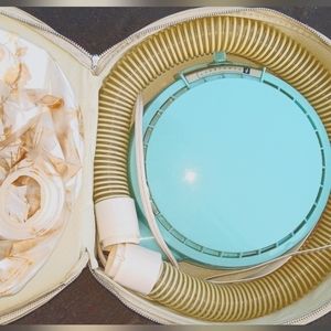 Vintage Penncrest (JC PENNY) Model 6121 Bonnet Style Hair Nail Dryer w/Case.